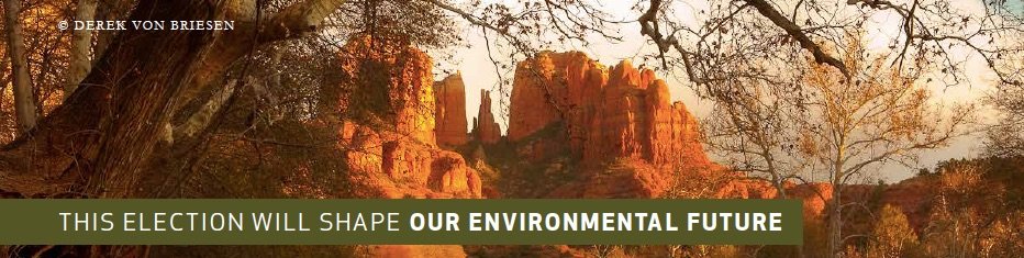 This Election Will Shape Our Environmental Future — Cathedral Rock at sunset. Photo © Derek Von Briesen
